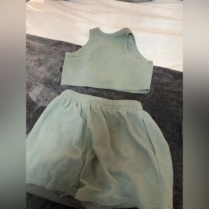 Crop top set